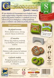 Gra planszowa CARCASSONNE Zamki i mosty - dodatek Bard 8 (trzecia edycja)