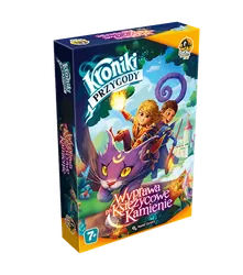 Gra planszowa dla dzieci KRONIKI PRZYGODY: WYPRAWA PO KSIĘŻYCOWE KAMIENIE Lucky Duck Games + aplikacja