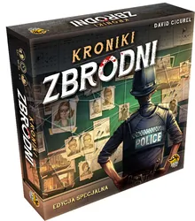 Gra planszowa dla dzieci KRONIKI ZBRODNI: EDYCJA SPECJALNA Lucky Duck Games + aplikacja + okulary VR
