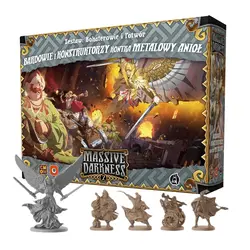 Gra planszowa MASSIVE DARKNESS 2: Bardowie i konstruktorzy vs Metalowy Anioł - dodatek - Portal Games