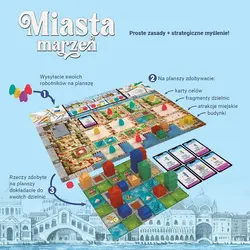 Gra planszowa MIASTA MARZEŃ - podstawa - Nasza Księgarnia