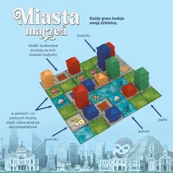 Gra planszowa MIASTA MARZEŃ - podstawa - Nasza Księgarnia