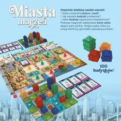 Gra planszowa MIASTA MARZEŃ - podstawa - Nasza Księgarnia
