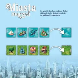 Gra planszowa MIASTA MARZEŃ - podstawa - Nasza Księgarnia
