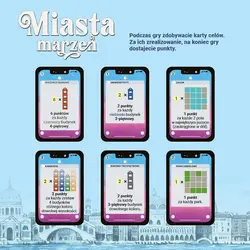 Gra planszowa MIASTA MARZEŃ - podstawa - Nasza Księgarnia