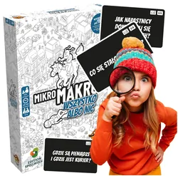 Gra planszowa MIKROMAKRO: WSZYSTKO ALBO NIC Lucky Duck Games   lupa