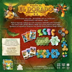 Gra planszowa WYPRAWA DO EL DORADO: MOKRADŁA I SMOKI - dodatek - Nasza Księgarnia