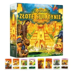 Gra planszowa WYPRAWA DO EL DORADO Złote Świątynie - podstawa - Nasza Księgarnia