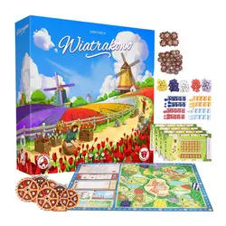 Gra WIATRAKOWO podstawa (PL) - RED SQUARE