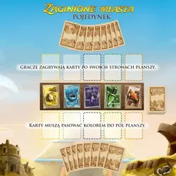 Gra ZAGINIONE MIASTA - Pojedynek - podstawa - Nasza Księgarnia