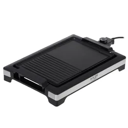 Grill elektryczny stołowy  Adler AD 6614 z regulacja temperatury 3000W karbowana płyta