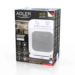Grzejnik ceramiczny LED Adler AD 7727 z pilotem