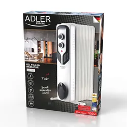 Grzejnik olejowy Adler AD 7815 7 żeberek 1500 W