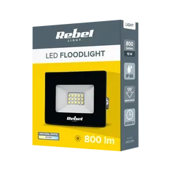 Halogen reflektor lampa LED naświetlacz Rebel 10W SMD 4000K