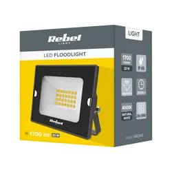 Halogen reflektor lampa LED naświetlacz Rebel 20W 4000K 230V