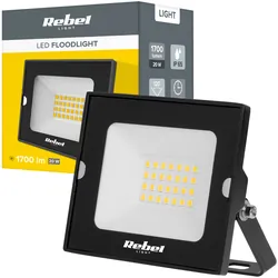 Halogen reflektor lampa LED naświetlacz Rebel 20W 4000K 230V