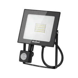 Halogen reflektor lampa LED naświetlacz Rebel 20W SMD 4000K z sensorem ruchu i zmierzchu