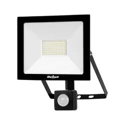 Halogen reflektor lampa LED naświetlacz Rebel 50W SMD 4000K z sensorem ruchu i zmierzchu