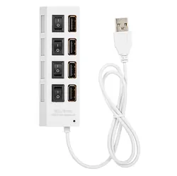 Hub adapter rozdzielacz USB na 4x USB BLOW HUB-07 biały