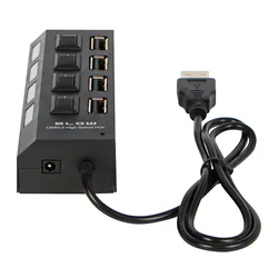 Hub adapter rozdzielacz USB na 4x USB BLOW HUB-07 czarny