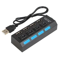 Hub adapter rozdzielacz USB na 4x USB BLOW HUB-07 czarny