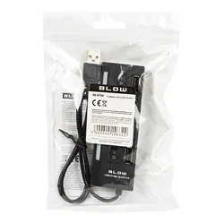 Hub adapter rozdzielacz USB na 4x USB BLOW HUB-07 czarny