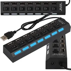 Hub adapter rozdzielacz USB na 7x USB BLOW HUB-06 czarny