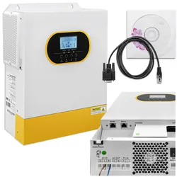 Hybrydowy inwerter solarny Qoltec Off-Grid 3.5kVA 3.5kW 100A MPPT LCD BMS SINUS