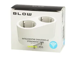 Inteligentne gniazdko podwójne sterowane WiFi programator czasowy