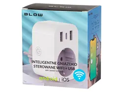 Inteligentne gniazdko sterowane WiFi TUYA USB   2x USB-C