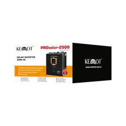 Inwerter solarny przetwornica naścienna KEMOT PROsolar-2500 24V 230V 2500VA/1800W SINUS