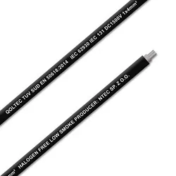 Kabel solarny fotowoltaiczny Qoltec 4mm² 100m czarny