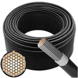 Kabel solarny fotowoltaiczny Qoltec 4mm² 100m czarny