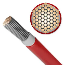 Kabel solarny fotowoltaiczny Qoltec 4mm² 100m czerwony