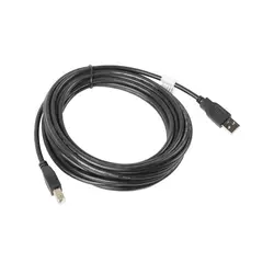 Kabel USB-A-USB-B 2.0 5M czarny Lanberg