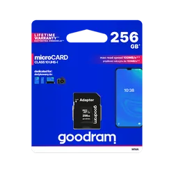 Karta pamięci micro SD GOODRAM 256GB UHS-I + adapter SD