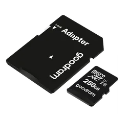 Karta pamięci micro SD GOODRAM 256GB UHS-I   adapter SD