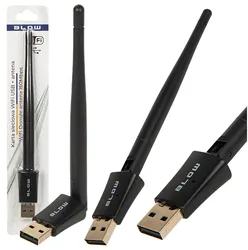 Karta sieciowa WiFi USB 150Mbs BLOW MT7601U   antena