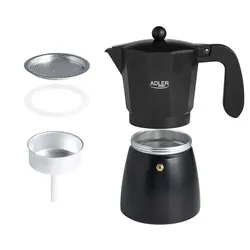 Kawiarka zaparzacz do kawy Espresso 520ml Adler AD 4429 czarny