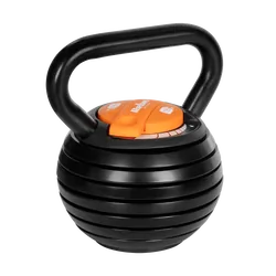 Kettlebell żeliwny automatyczny REBEL ACTIVE regulowany 3,5kg - 18kg