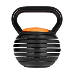 Kettlebell żeliwny automatyczny REBEL ACTIVE regulowany 3,5kg - 18kg