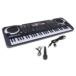 Keyboard pianino elektryczne dla dzieci 61 klawiszy   mikrofon