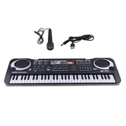 Keyboard pianino elektryczne dla dzieci 61 klawiszy   mikrofon