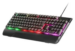 Klawiatura gamingowa Kruger&amp;Matz Warrior GK-80 LED RGB  + mysz gamingowa + mata podświetlana