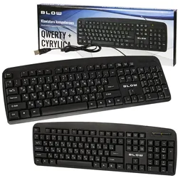 Klawiatura komputerowa BLOW KP-104 QWERTY   CYRYLICA