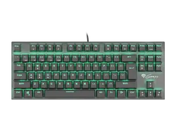 Klawiatura mechaniczna Genesis THOR 300 TKL gamingowa dla graczy zielone podświetlenie