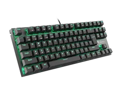 Klawiatura mechaniczna Genesis THOR 300 TKL gamingowa dla graczy zielone podświetlenie
