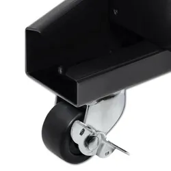 Kółka z gwintem i hamulcem do szaf Rack 19'' Qoltec zestaw 4 szt.
