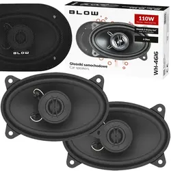 Komplet 2-drożnych głośników samochodowych BLOW WH-4616 4x6