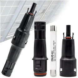 Konektor solarny z bezpiecznikiem Qoltec 1500V 30A złącze MC4